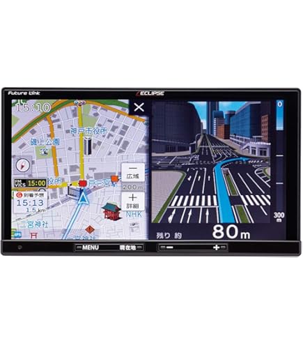 イーグルビジョン Amazon | デンソーテン販売 イクリプス(ECLIPSE) 7型ワイド カーナビ